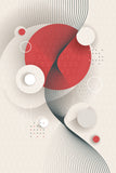 Crimson Orbit - Canvas Print