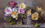 Flowers In A Wicker Basket