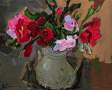 Flowers In A Metal Jug